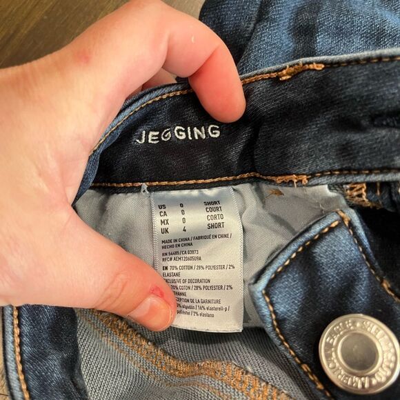 American Eagle Outfitters Jegging Dark Wash Jeans, Women's Size 0 - Picture 4 of 8